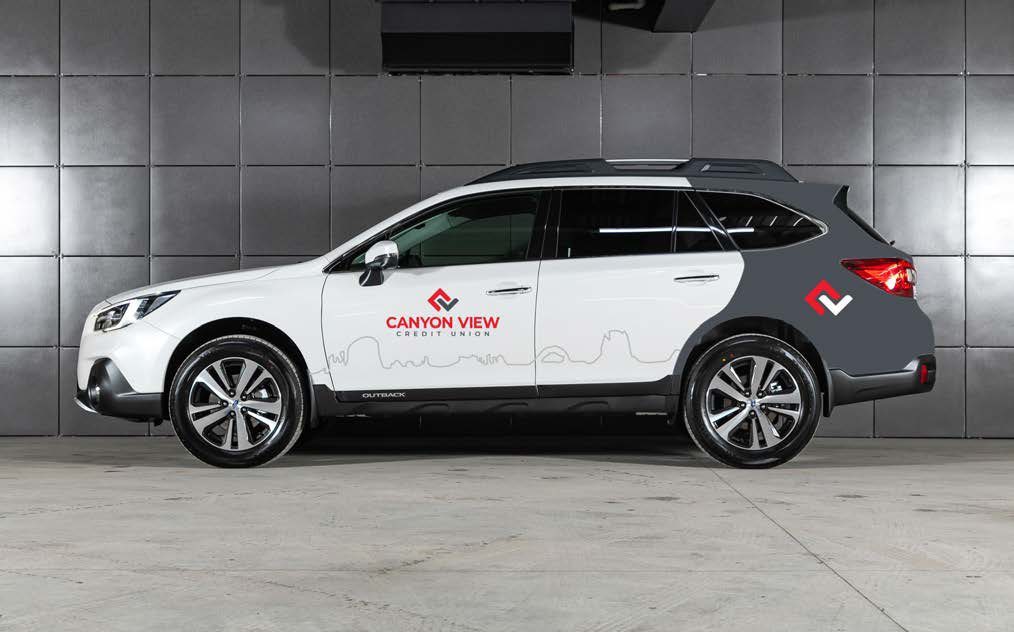 Canyon View vehicle wrap