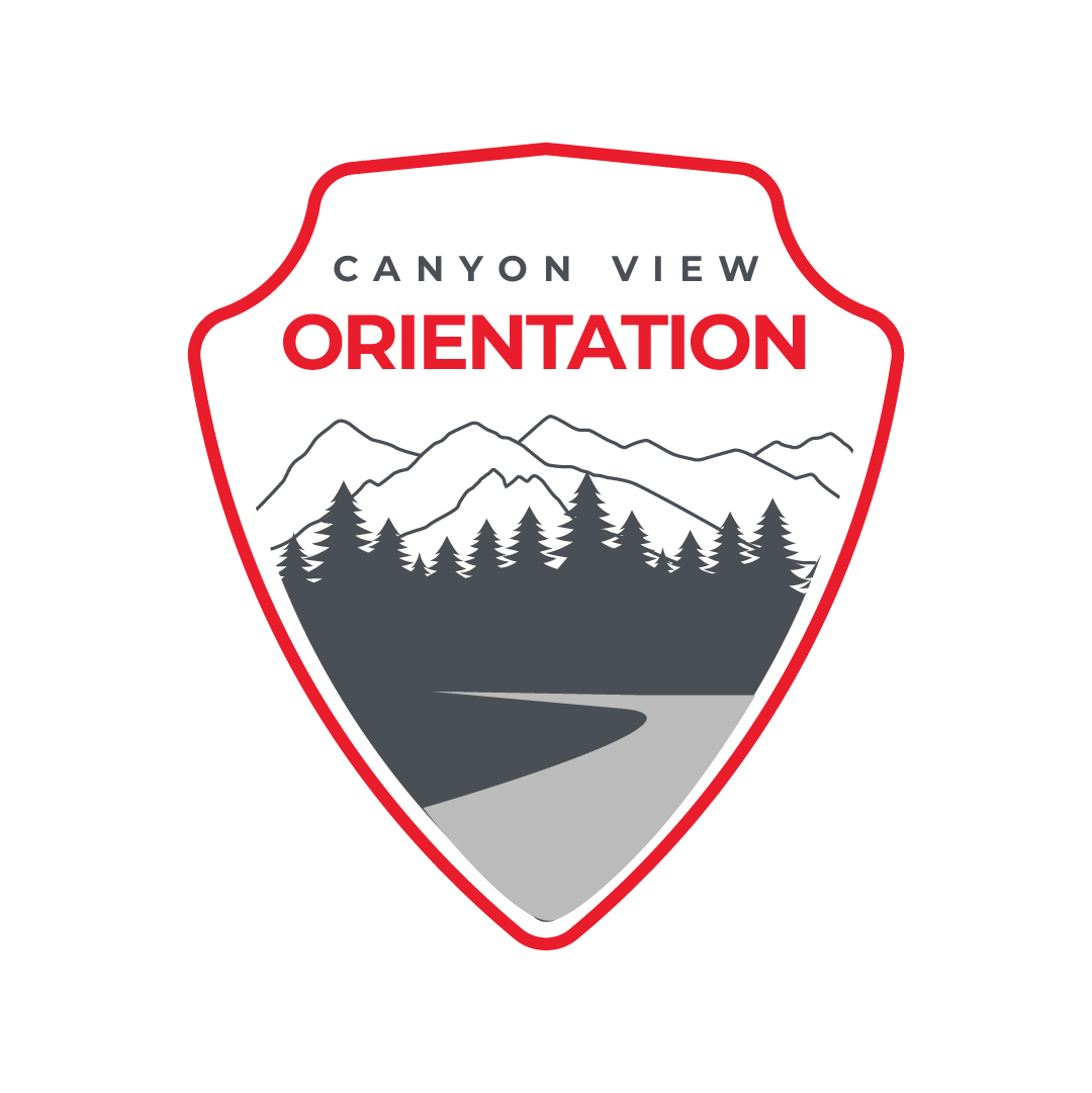 Canyon View Orientation badge logo