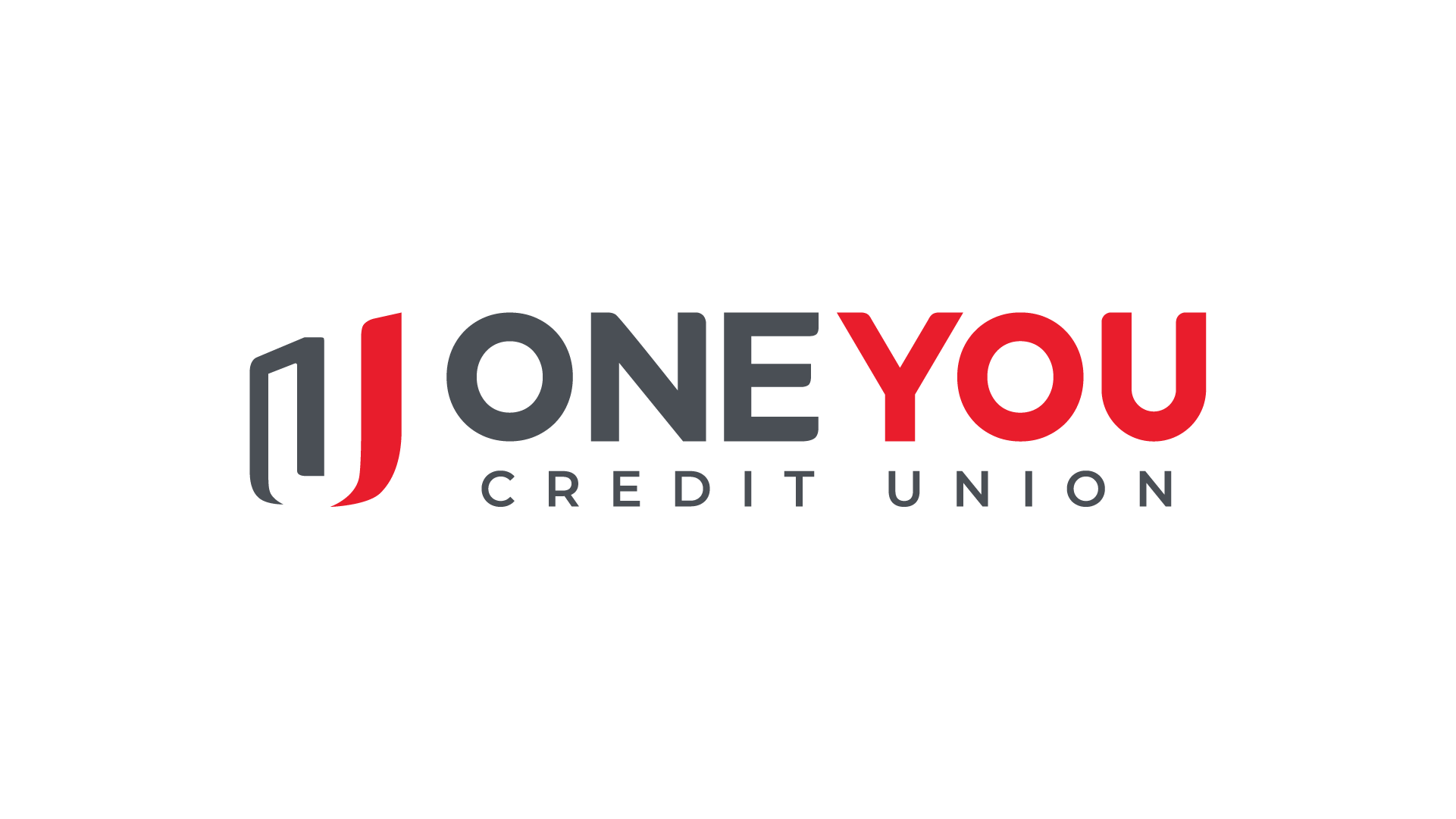 OneYou Credit Union horizontal logo, full color