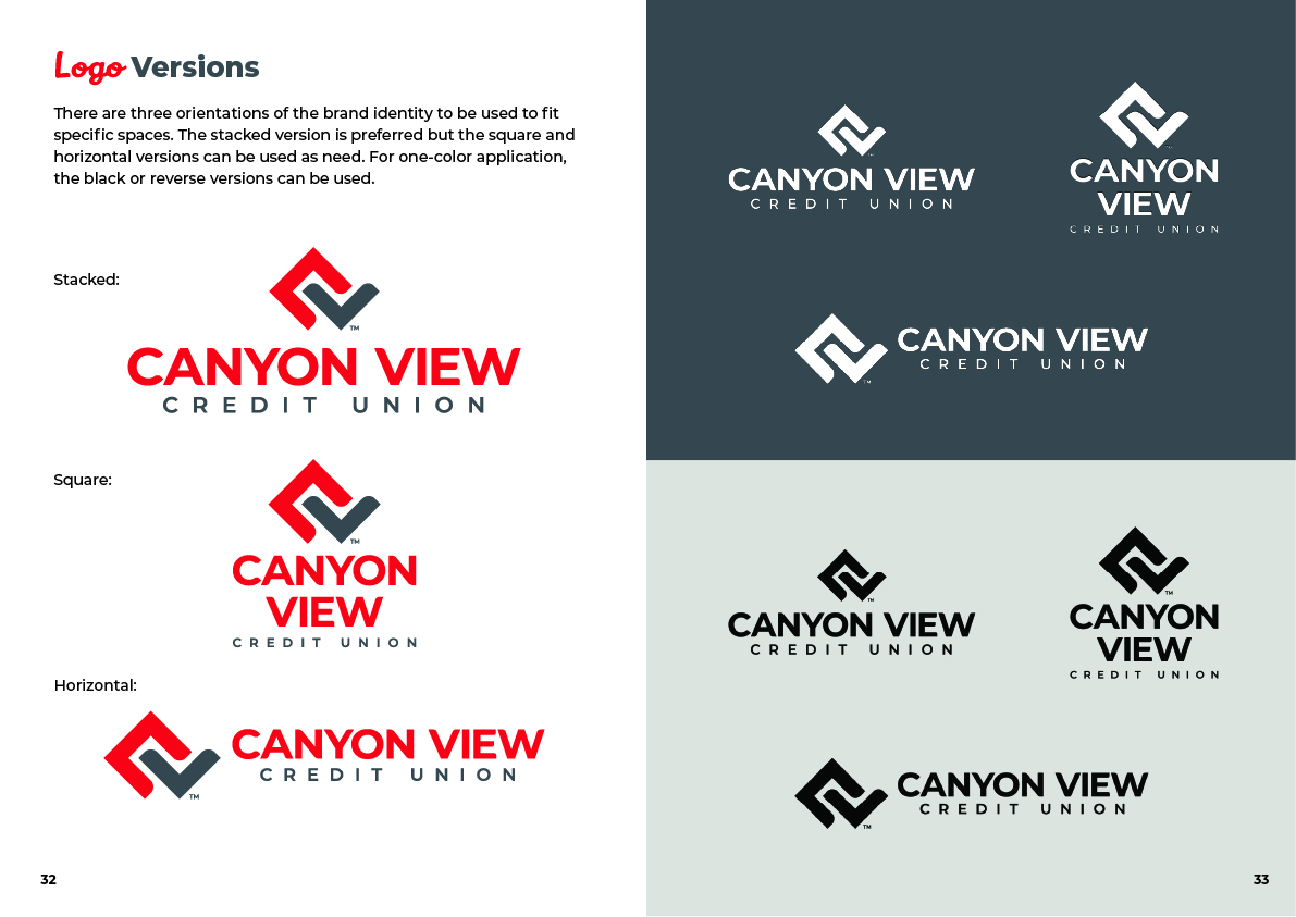 Logo versions