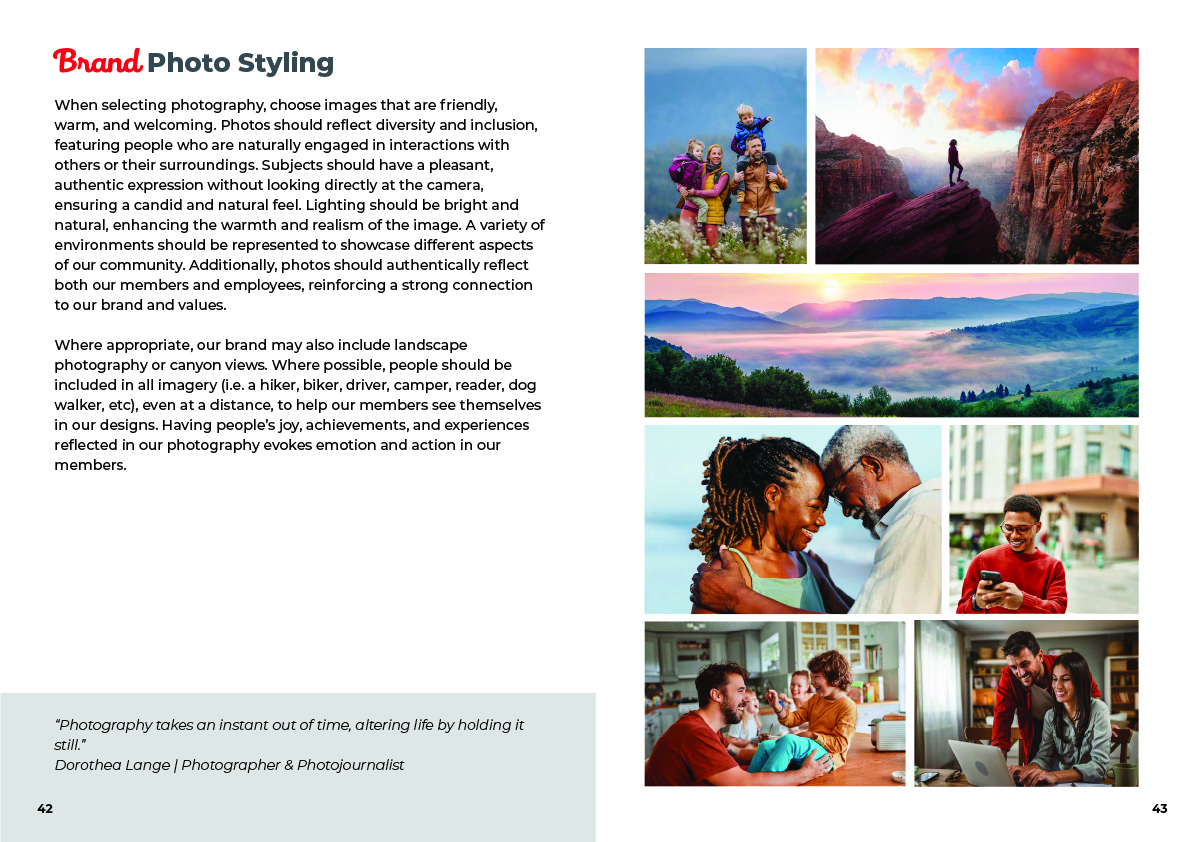 Brand photo styling