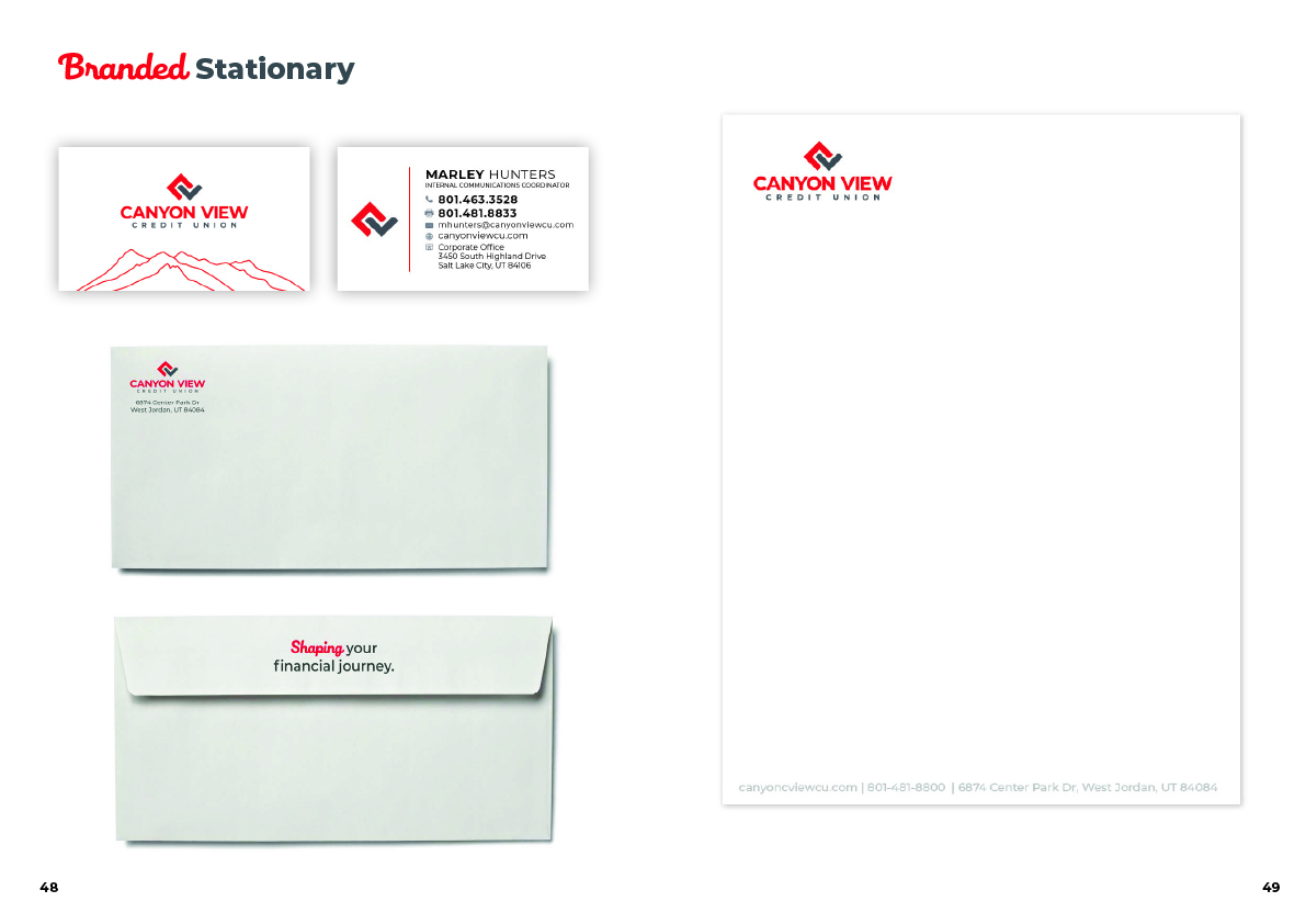 Branded stationery