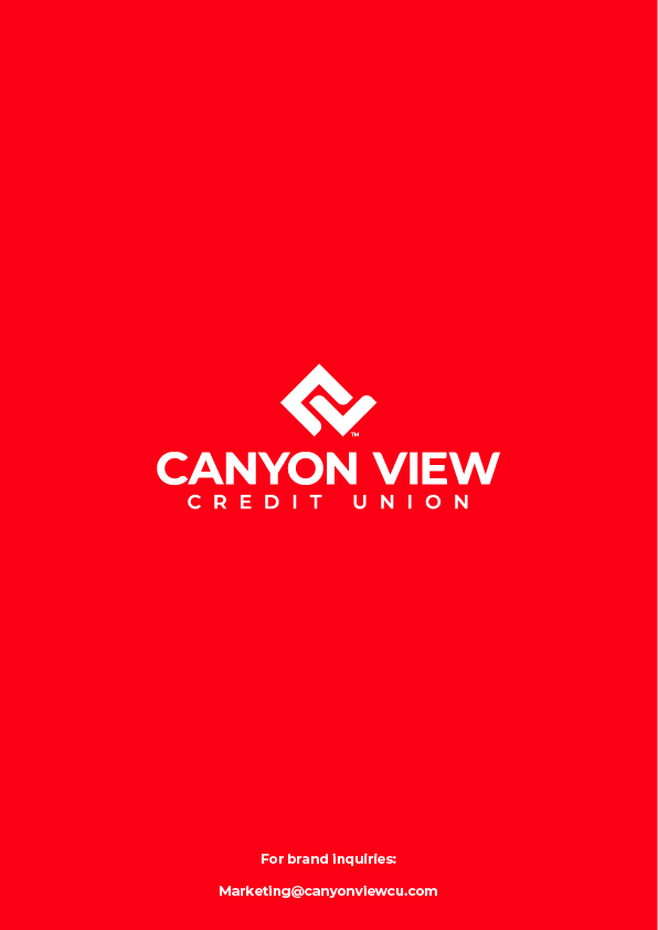Canyon View brand identity guide book back cover
