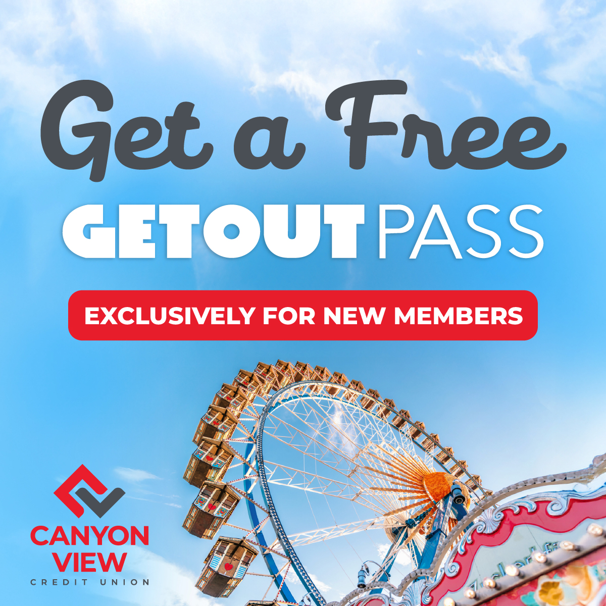 Square paid social ad, Get a Free Get Out Pass